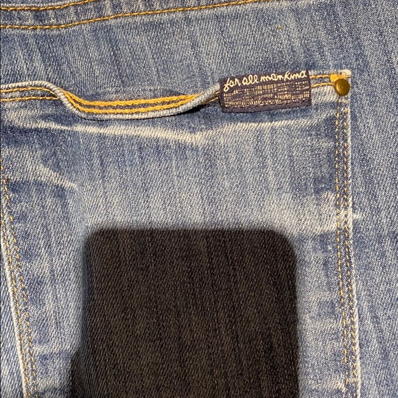 7 for all mankind maternity flare jeans - Picture 4 of 5